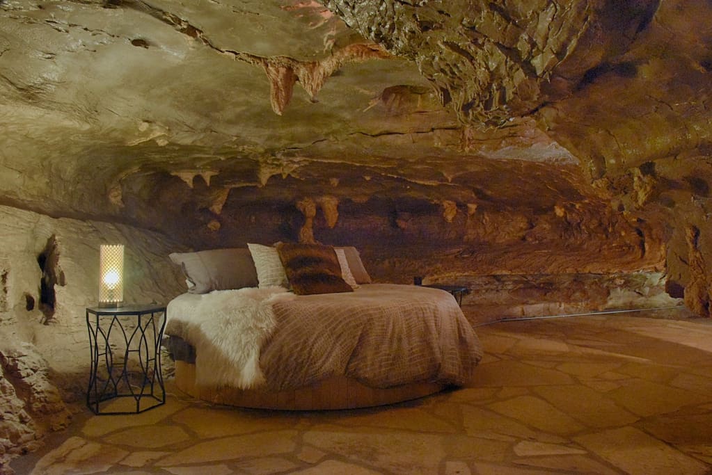 The Coolest Airbnb in Every State: Arkansas Cave Lodge Airbnb
