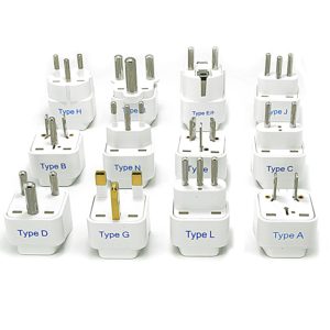 ceptics set of international plug adapters