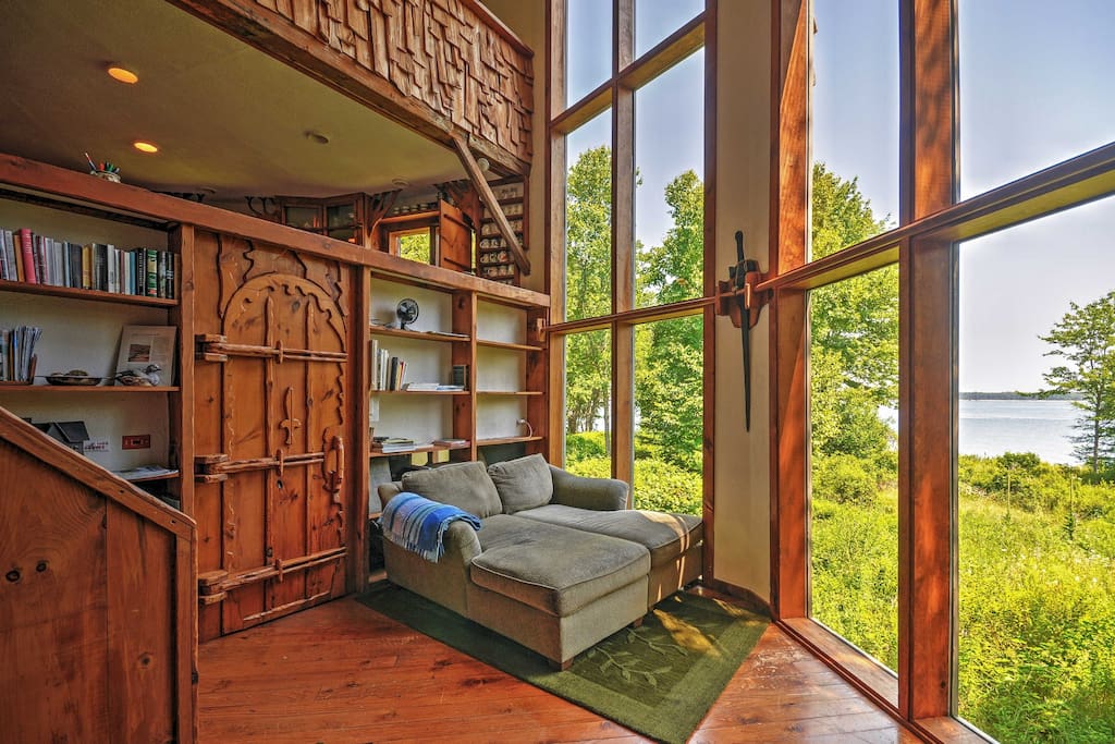 The Coolest Airbnb in Every State: Maine Dragonwood Castle Airbnb