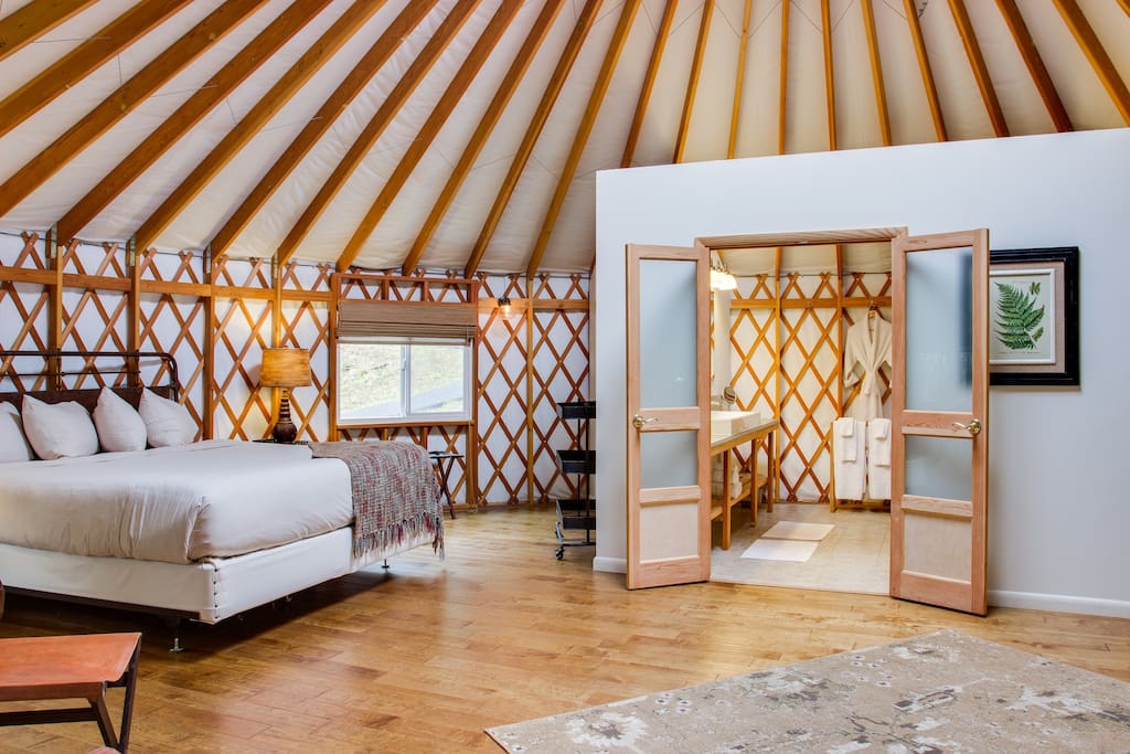 The Coolest Airbnb in Every State: Maryland Luxury Yurt Airbnb