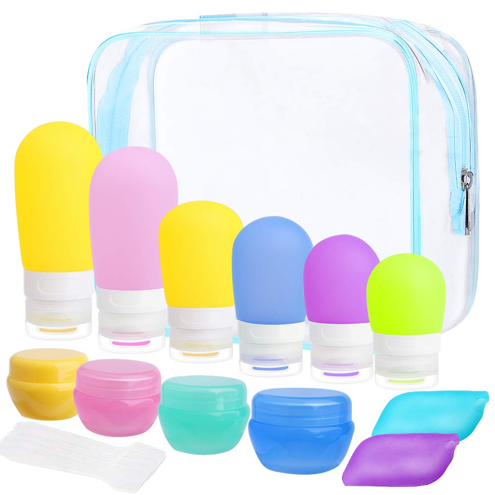 small silicone travel containers