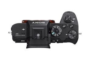 sony a7r top view