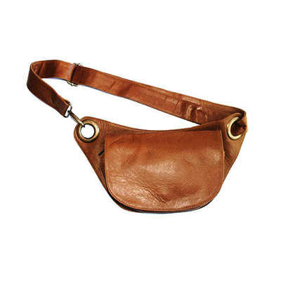handmade leather fanny pack