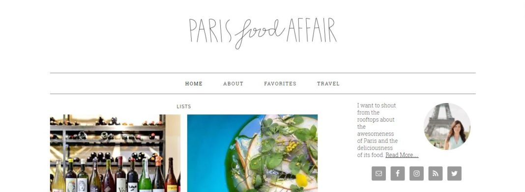 paris food affair blog