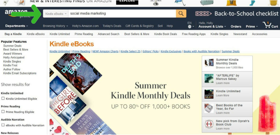 How to find free kindle ebooks