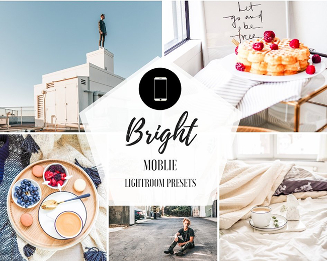 Bright lightroom mobile presets