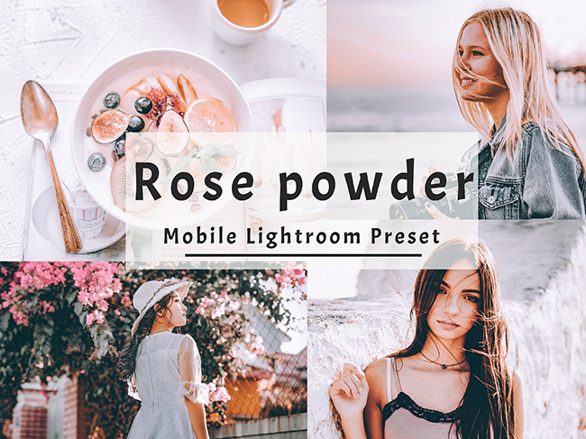 pink toned lightroom mobile presets