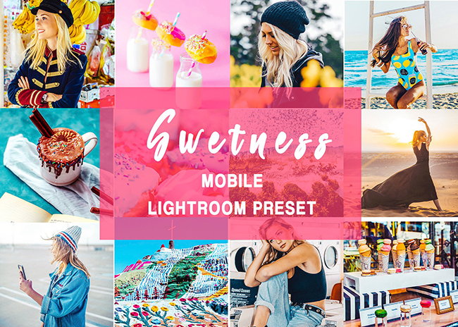 colorful and airy lightroom mobile presets