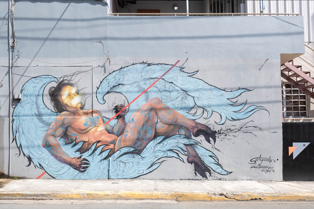 Fallen Angel Santurce Street Art