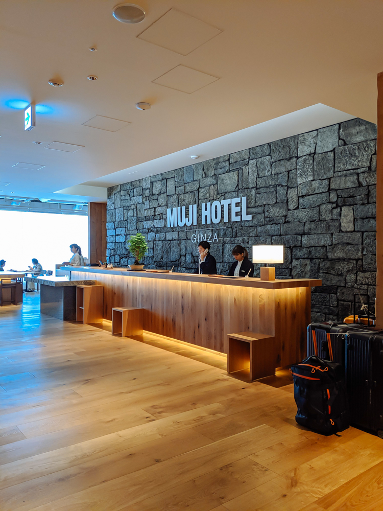 Muji Hotel Ginza Check In