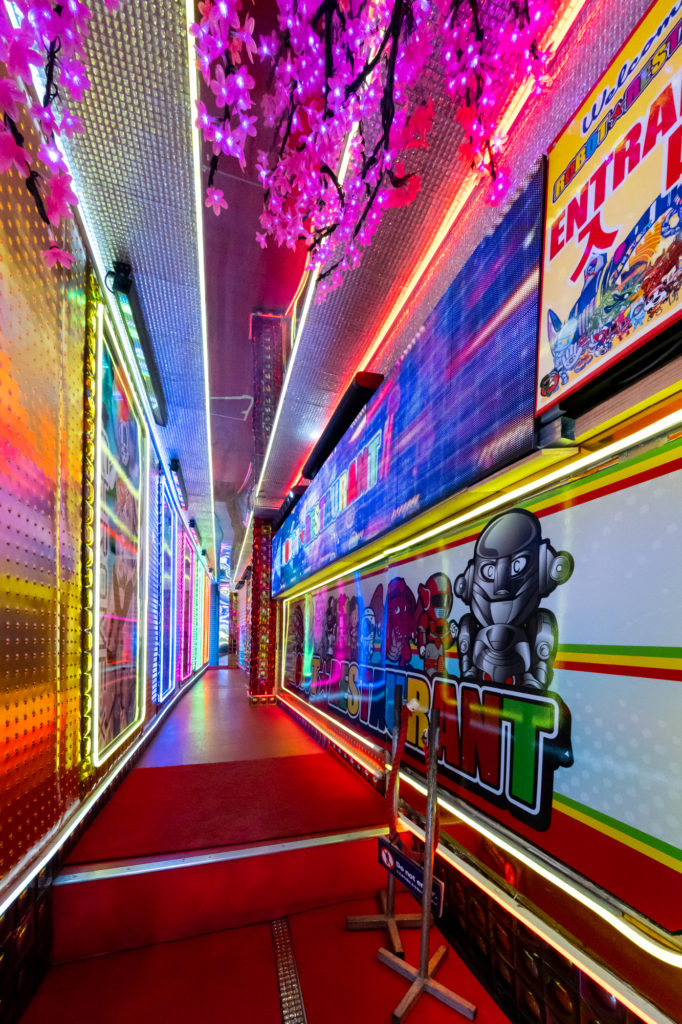 Entrance to the robot restaurant